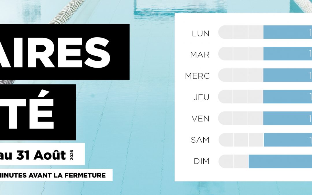 HORAIRES DÉTÉ